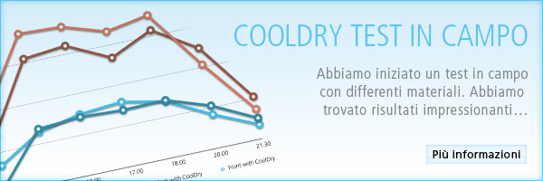 CoolDry Test in campo